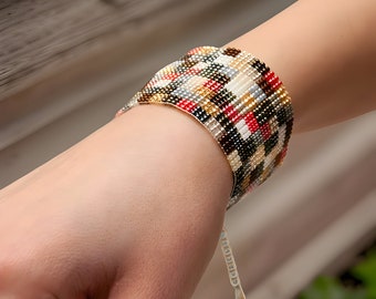 アルメニア　職人　ハンドメイド　ガーネットブレスレット 手作りのスターリングシルバーガーネットビーズブレスレット