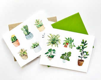 Houseplant Notecards