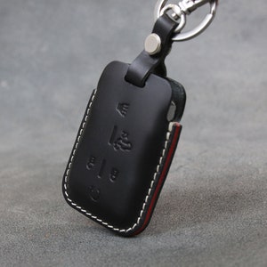 Chevrolet GMC [03-5BT] Key Fob Cover for - Silverado  Sierra - Italian Veg-Tanned Leather - 5 Buttons