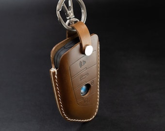 BMW [05] Series Key Fob Leather Case - Bigger Blade Shape