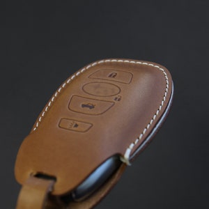 Subaru Series [1] Leather Key Fob Case for Subaru - Outback Legacy Forester Sti XV Crosstrek Impreza BRZ WRX -Italian Veg-Tanned