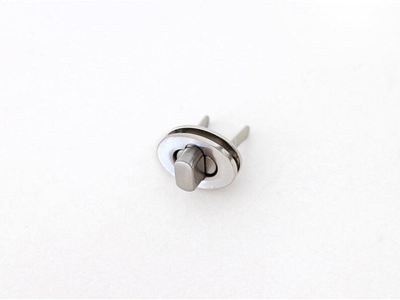Matte silver Purse Lock closure hardware Twist Lock Handbag Purse Bag Making Supplies Hardware