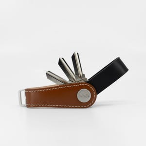 Schlüssel Organizer - Gaeta Braun - Premium Pflanzlich gegerbtes Leder - Leather Brut