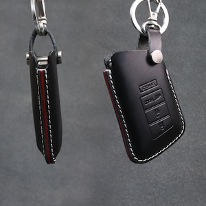 Acura Series [3] Key Fob Custom Made Premium Leather - Car Key Case - mdx rdx rlx ILX TLX CDX nsx Car Accessory Personalized Stamp