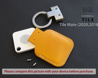 Starry Sky Vegan Leather Protective Cover for 2020 2018 and All Generations Tile Fintie Case for Tile Mate/Tile Pro/Tile Sport/Tile Style/Cube Pro Key Finder 
