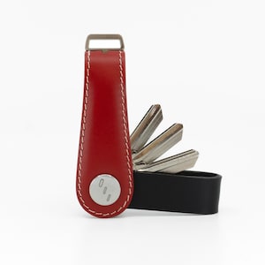Schlüssel Organizer - Gaeta Rot - Premium Pflanzlich gegerbtes Leder - Leather Brut