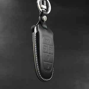 Hyundai Series [03] IONIQ 5 Key Fob Cover Premium Leather Keyless Remote Car Key Case Car Accessory Handcrafted in USA