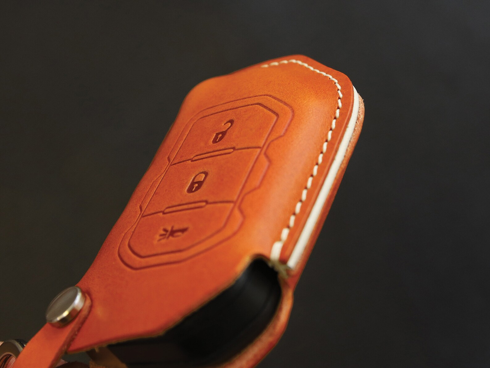 Jeep Key Fob Cover Leather Key Case Wrangler JL Gladiator JT Etsy