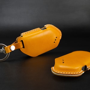 Kia Serie [05] Leder Schlüsselanhänger Hülle - Telluride - Leder Autoschlüssel Zubehör - Handcrafted in den USA