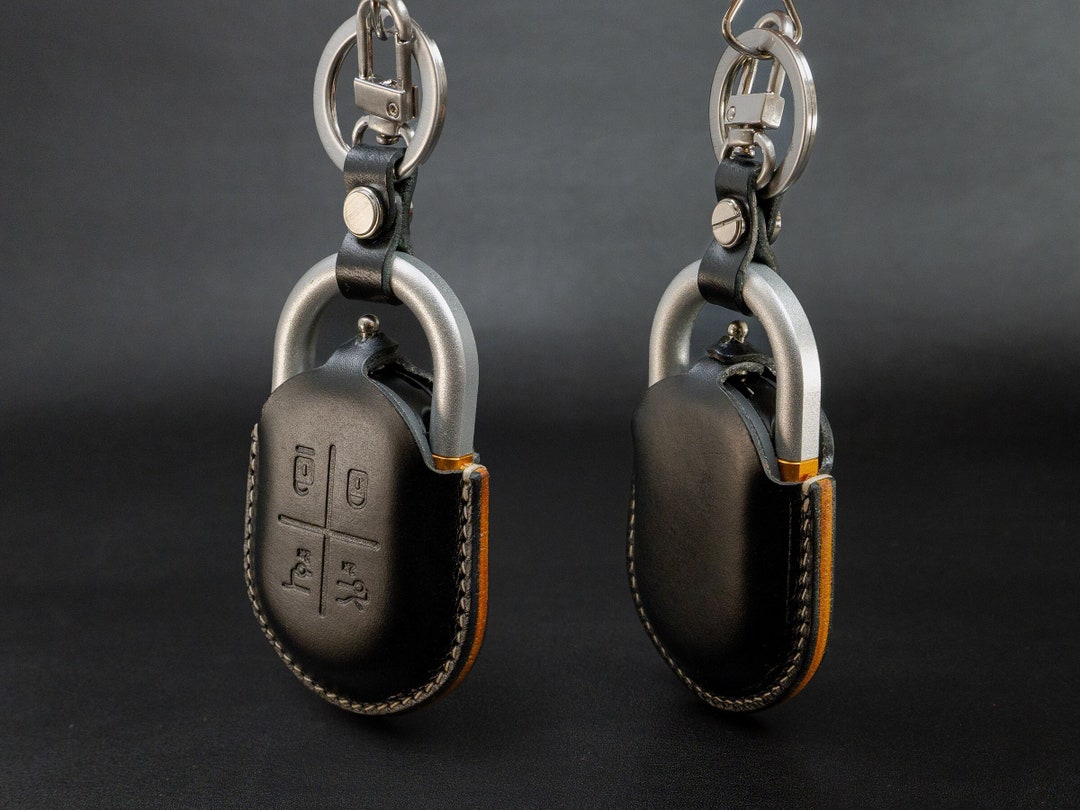 Key Fob Cover [V2]- Premium Veg-tanned Leather- Handcrafted in USA for ...