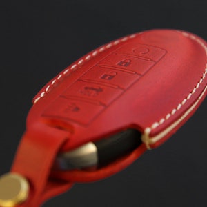 Nissan Series [1-5] Key Fob Cover Case for Nissan - Armada Murano Maxima Altima Sedan Pathfinder  - Italian Veg-Tanned Leather