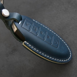 Infiniti Series [1-5] Key Fob Cover - JX35 QX60 QX80 Q50  Car Accessory Personalized Stamp - Handcrafted in USA