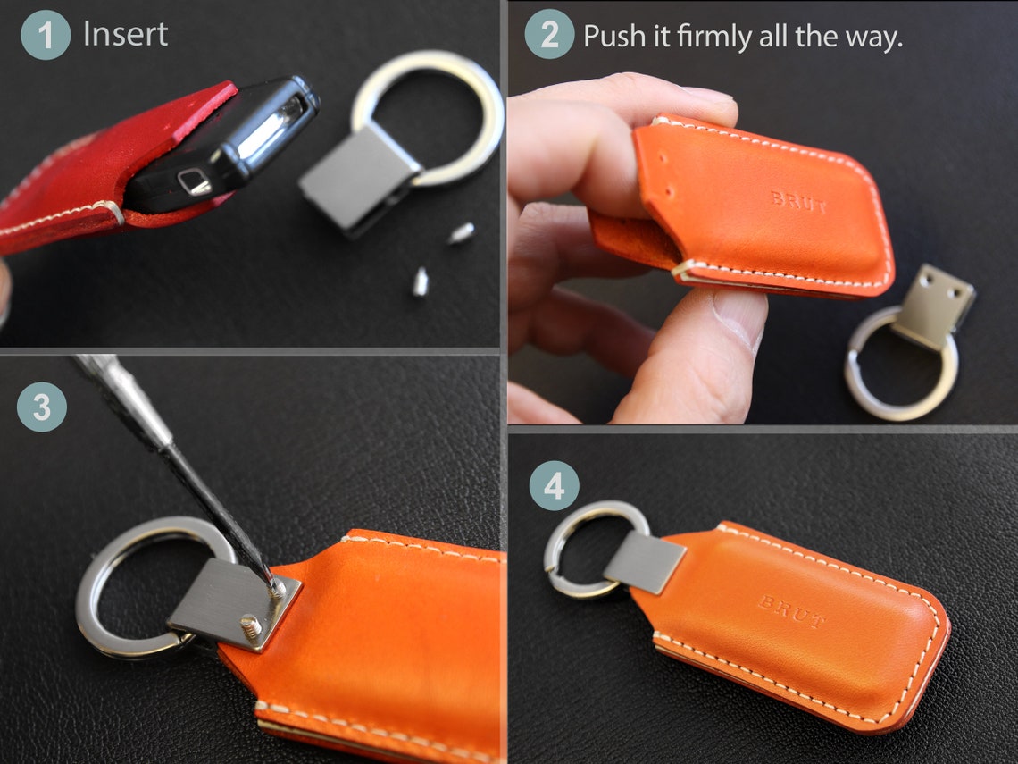 Leather Brut VV03 Key Cover for Volvo sport key S90 V60 V90 Etsy