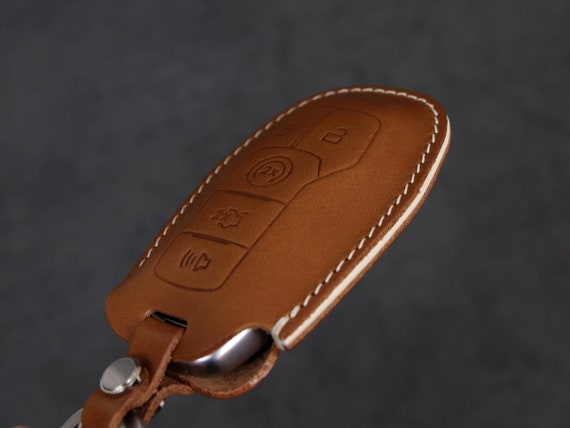 Leather Brut fd 01 5b Leather Key Fob Case for Ford Explorer Taurus F 150 MKC MKX MKZ Car Remote Key Cover Italian Leather Handmade Etsy
