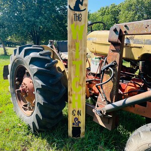 The Witch Is In Porch Leaner, Halloween Porch Leaner
