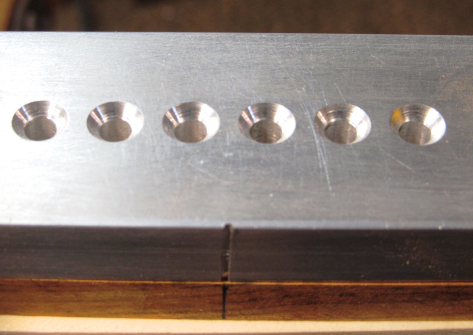 Acoustic Guitar Bridge Pin Hole Drilling Template/guide Etsy