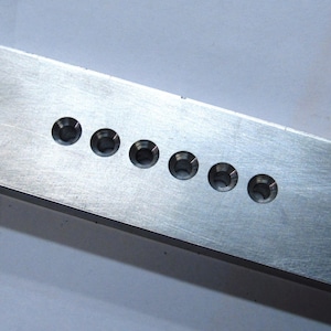 Acoustic Guitar Bridge Pin Hole Drilling Template/Guide