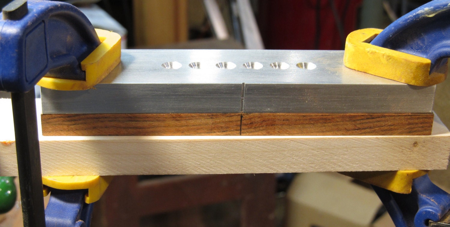 Acoustic Guitar Bridge Pin Hole Drilling Template/guide Etsy