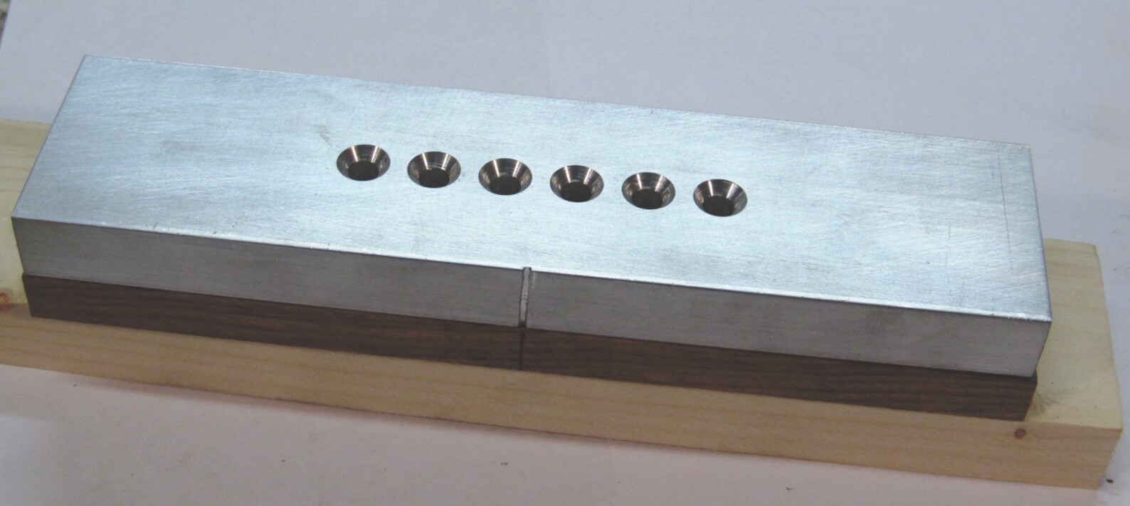 Acoustic Guitar Bridge Pin Hole Drilling Template/guide Etsy
