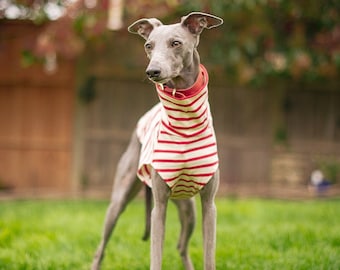 Bretonisches Stripe Whippet T-Shirt