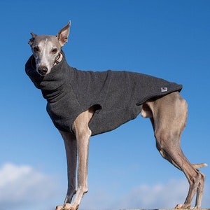 Whippet fleece jumper - "Dark" colours