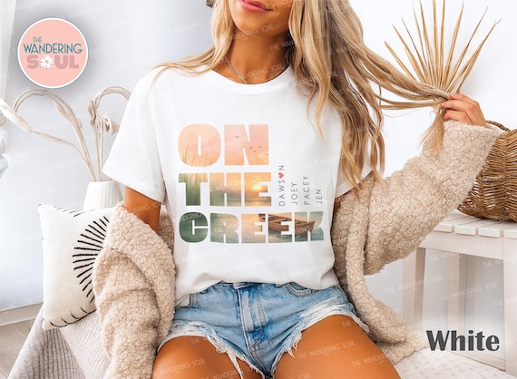 On The Creek Nostalgic Shirt, 90s Graphic Tee, Millennial Retro TV Inspired Shirt, Vintage Coastal Sunset Aesthetic Tee