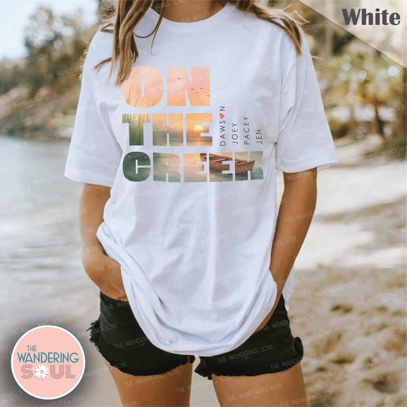 Coastal vintage Comfort Colors shirt with soft watercolor sunset design, popular retro aesthetic millennial nostalgia tee