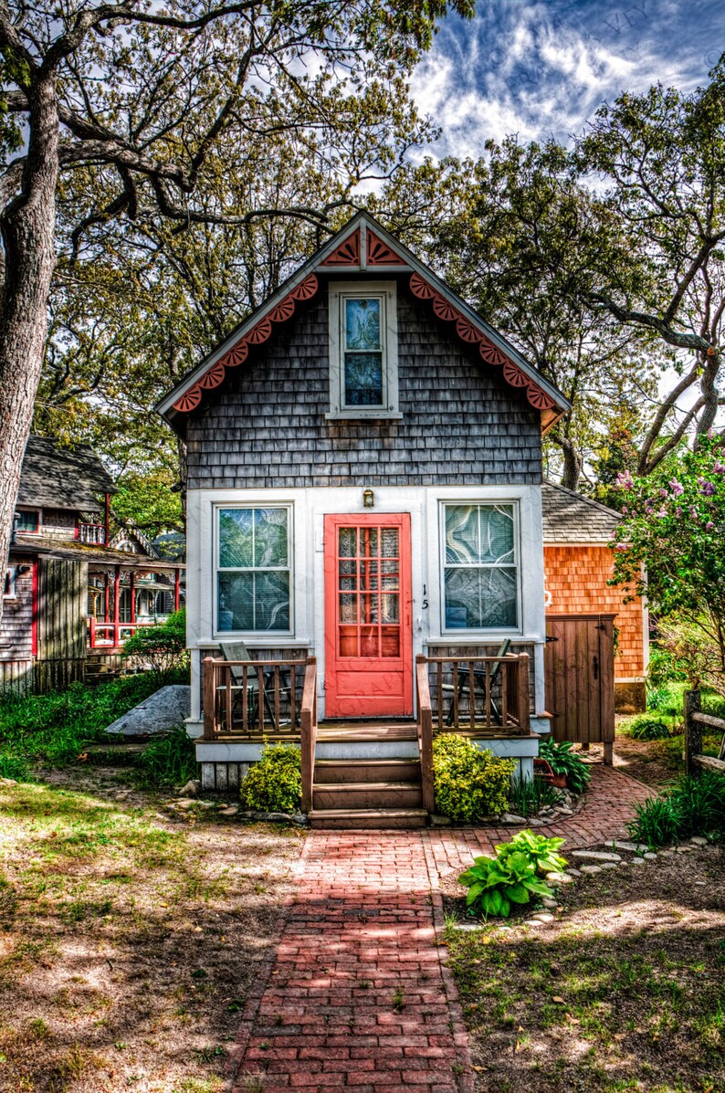 Gingerbread Cottage Oak Bluffs Martha S Vineyard Etsy