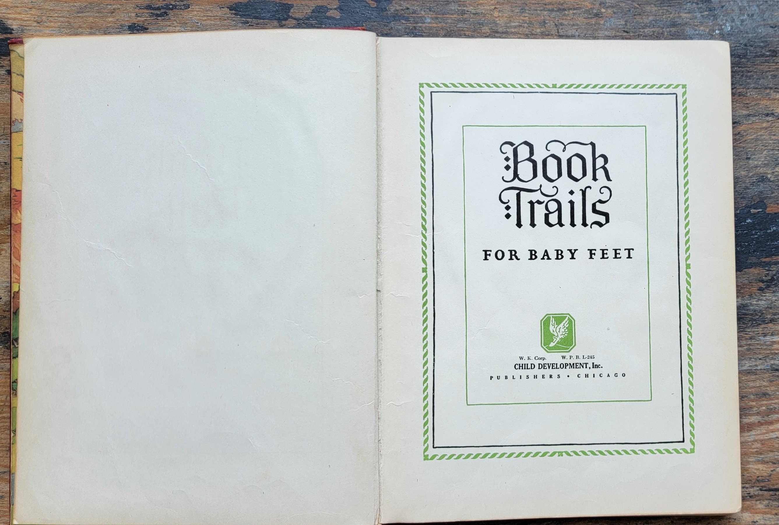 Book trails best sale for baby feet