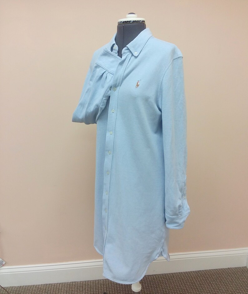 Ralph Lauren Long Sleeve Ladies Shirt Dress Stretch Knit | Etsy