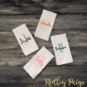 Personalized Baby Burp Cloths - Monogrammed Burp Cloth - New Baby Gift - Custom Burping Cloth - Burp Cloths with Name - Monogram Baby Gift