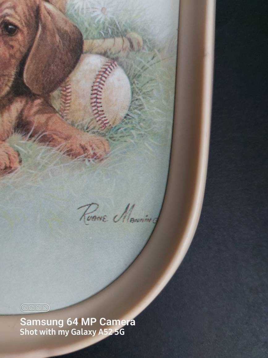 1960's Artist Signed Ruane Manning Dog Print 3 Dogs With Etsy