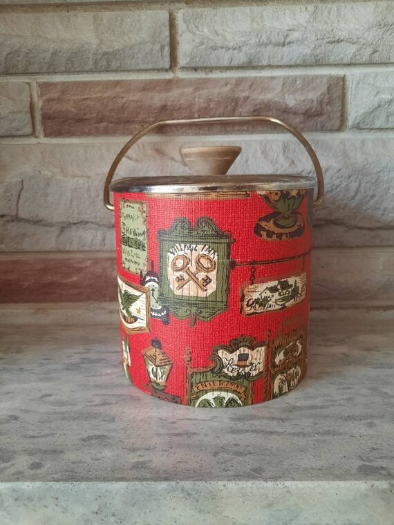 MCM Red Ice Bucket MCM Red Ice Bucket