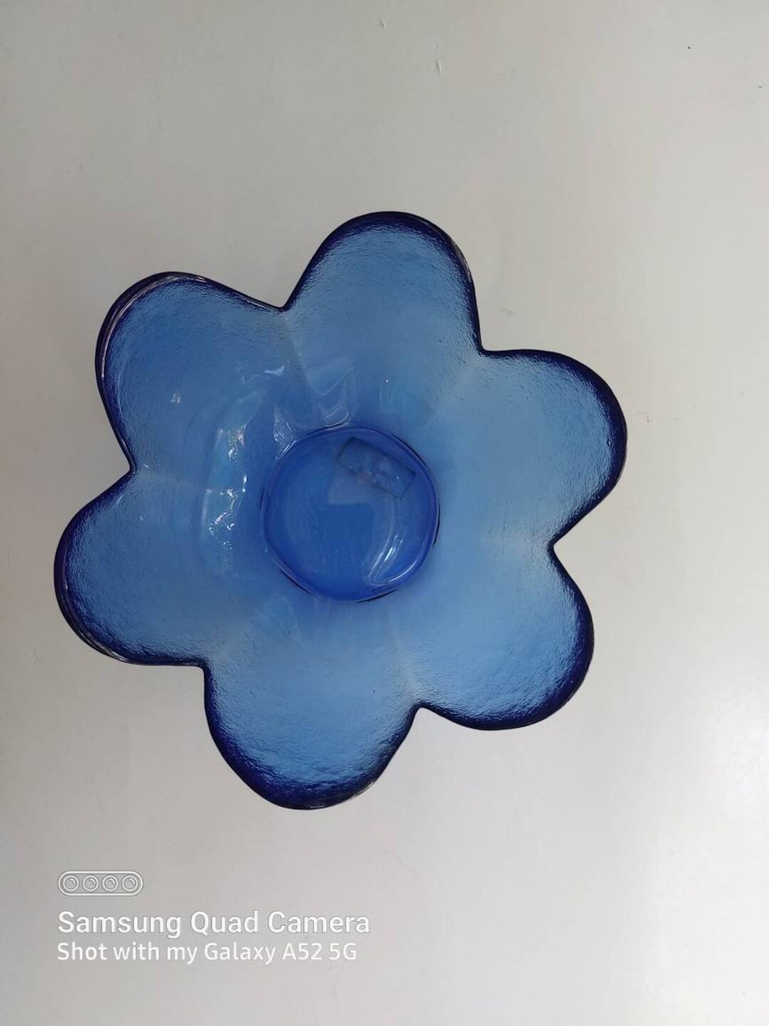 Vintage Lotus Glass Bowl Made in Spain Mid Century Modern MCM Etsy