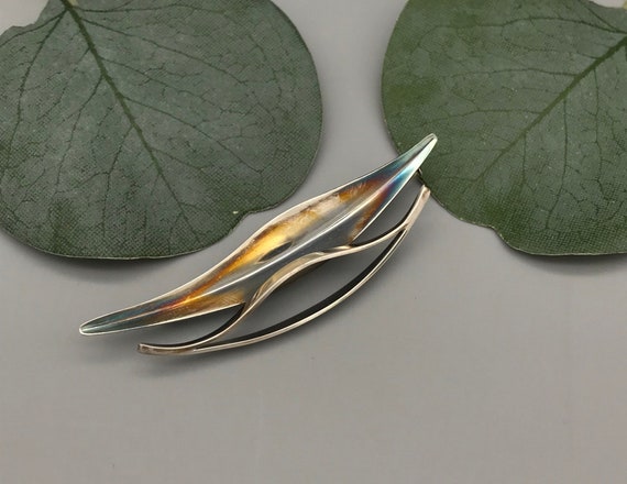 Vintage Kupittaan Kulta Modernist Sterling Silver… - image 1