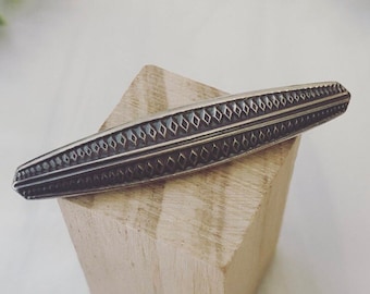 Vintage  Kalevala Koru Viking Sterling Silver Bar Brooch/Pin, Scandinavian, Finland