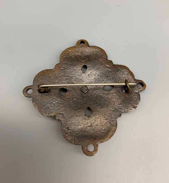 Vintage Kalevala Koru Knot Bronze Brooch/Pin, Sca… - image 5