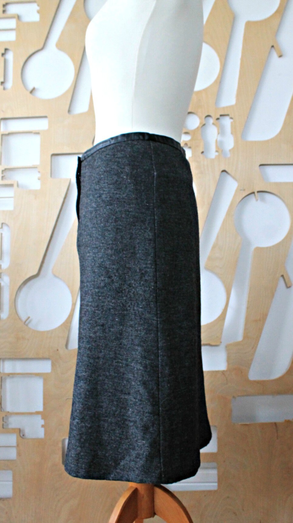 Tweed Skirt Woolen Skirt Boho Skirt Festival Wool Skirt | Etsy