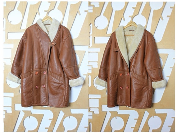 Vintage coat, Sheepskin Coat Women, Vintage Shearl