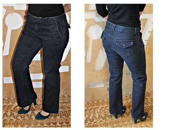 bootcut designer jeans