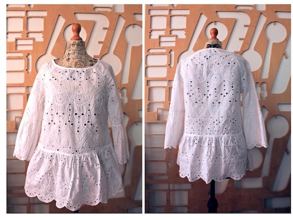 Vintage lace blouse Lace blouse Wedding top Vintag