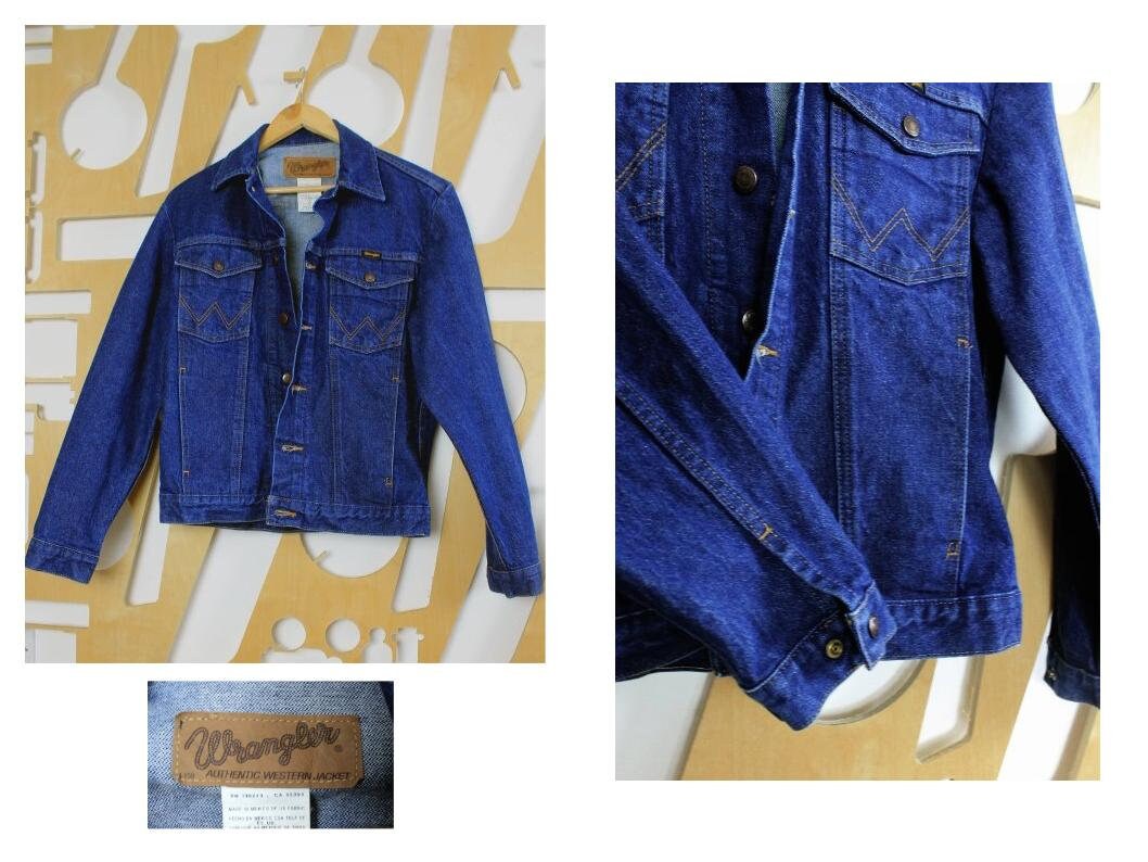 Wrangler Cotton Denim Jacket Duster Jacket Hipster Denim - Etsy Australia