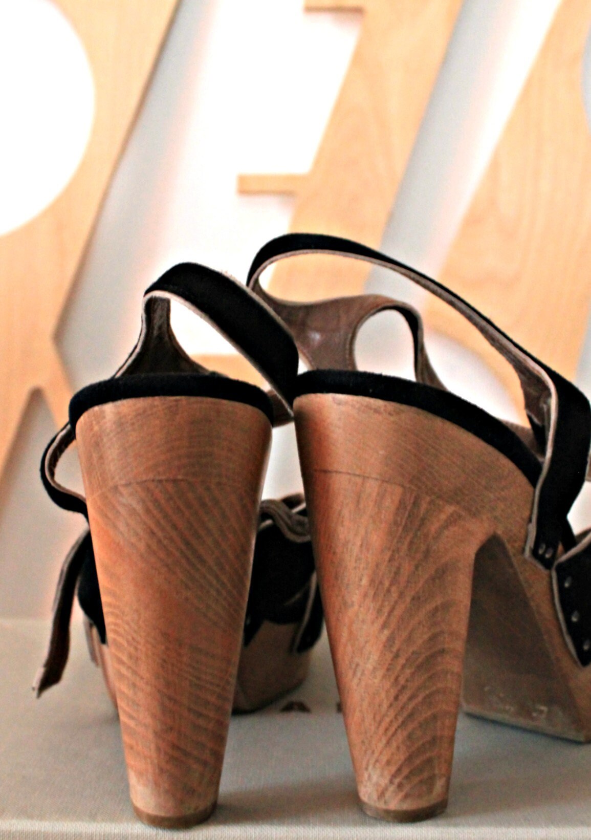 Marni Wooden clogs Suede shoes Clogs for women Leather clogs | Etsy