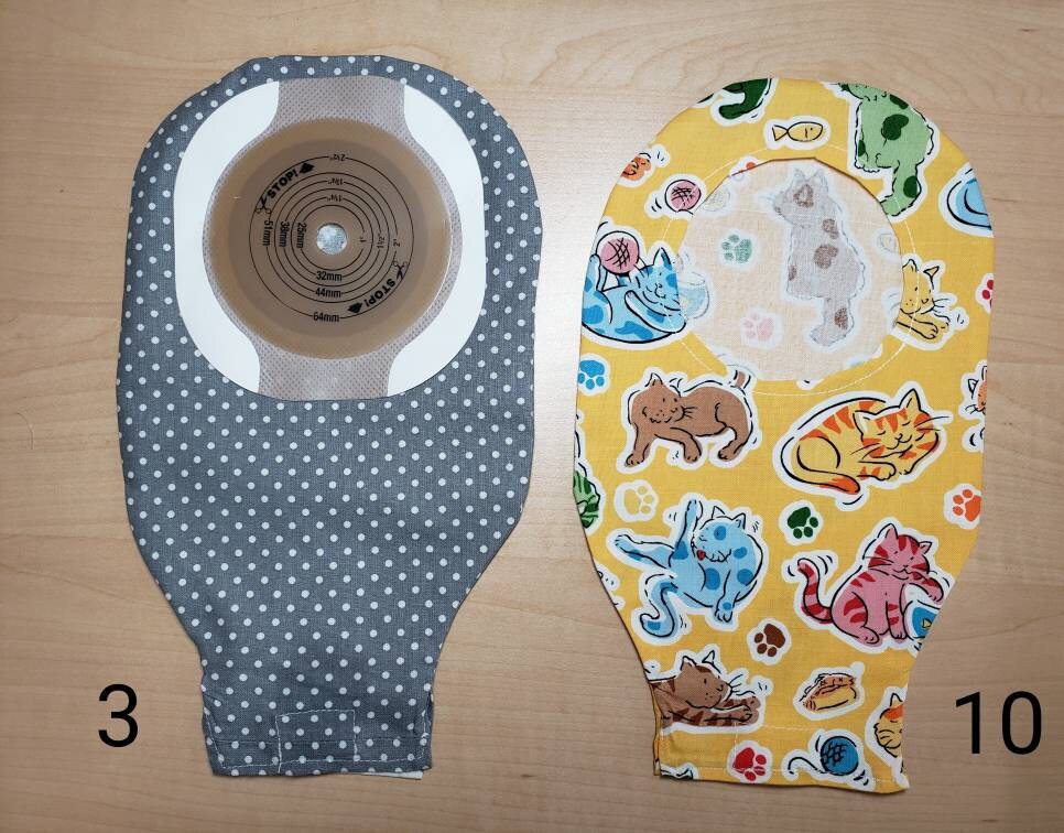 Ostomy BAG COVER ileostomy Hollister 8331 colostomy 3 inch Etsy