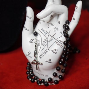 Inverted Cross Rosary