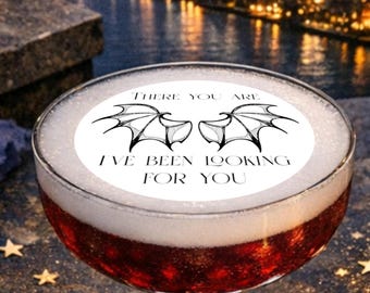 Edible ACOTAR Series Drink Toppers