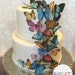 30 Edible Butterflies, 3D Wafer Paper Toppers for Cakes, Cupcakes, Cookies or Drinks 