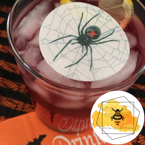 Spider Edible Drink Toppers