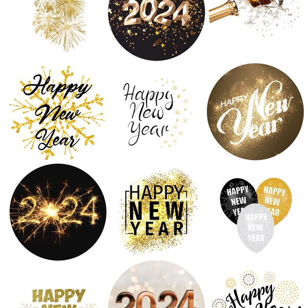 New Year Cupcake - Etsy