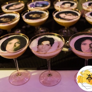 Edible Custom Photos or Logos Drink Toppers